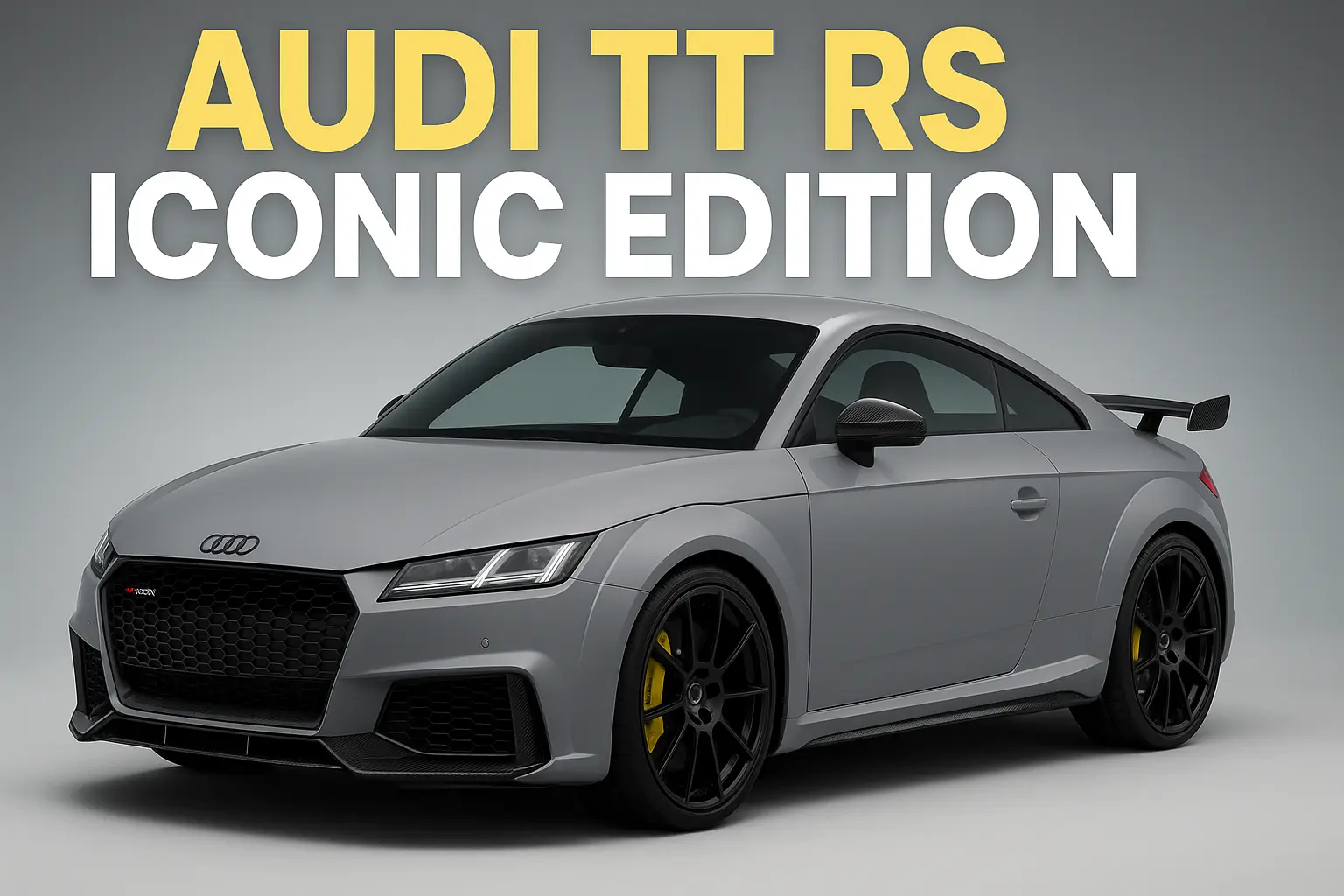 Audi TT RS Iconic Edition: