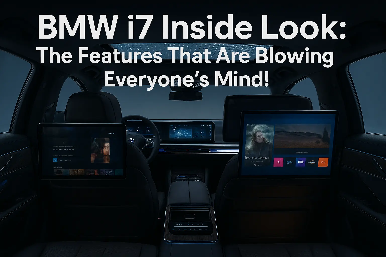 BMW i7 Inside Look