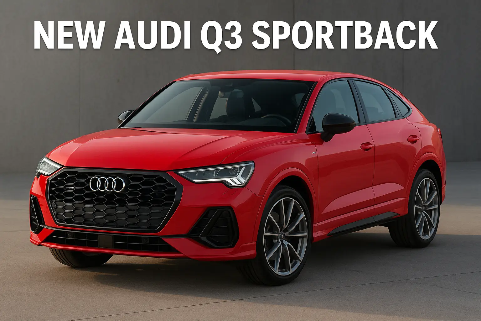 New Audi Q3 Sportback