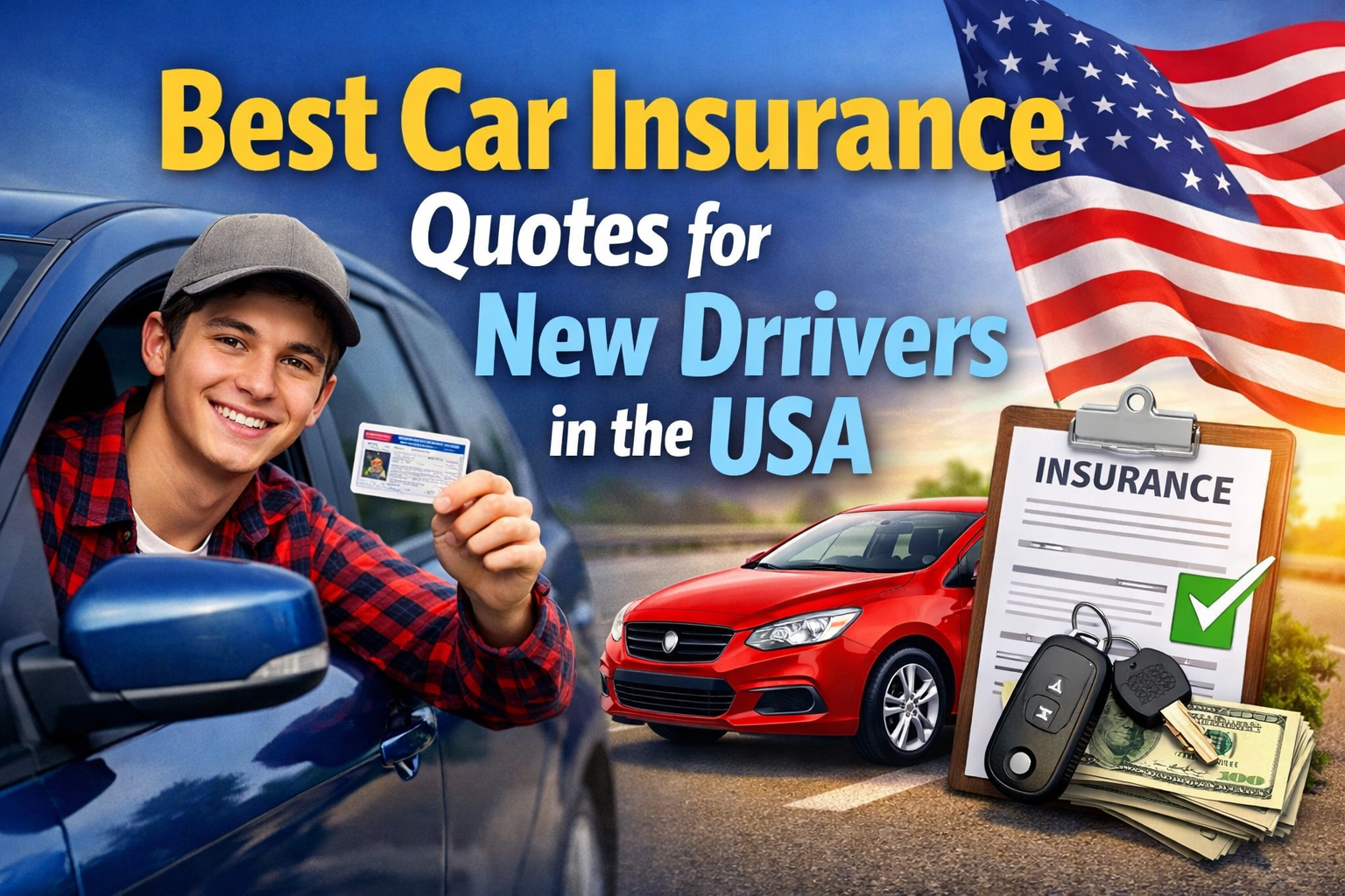 Best Car Insurance Quotes for New Drivers in the USA