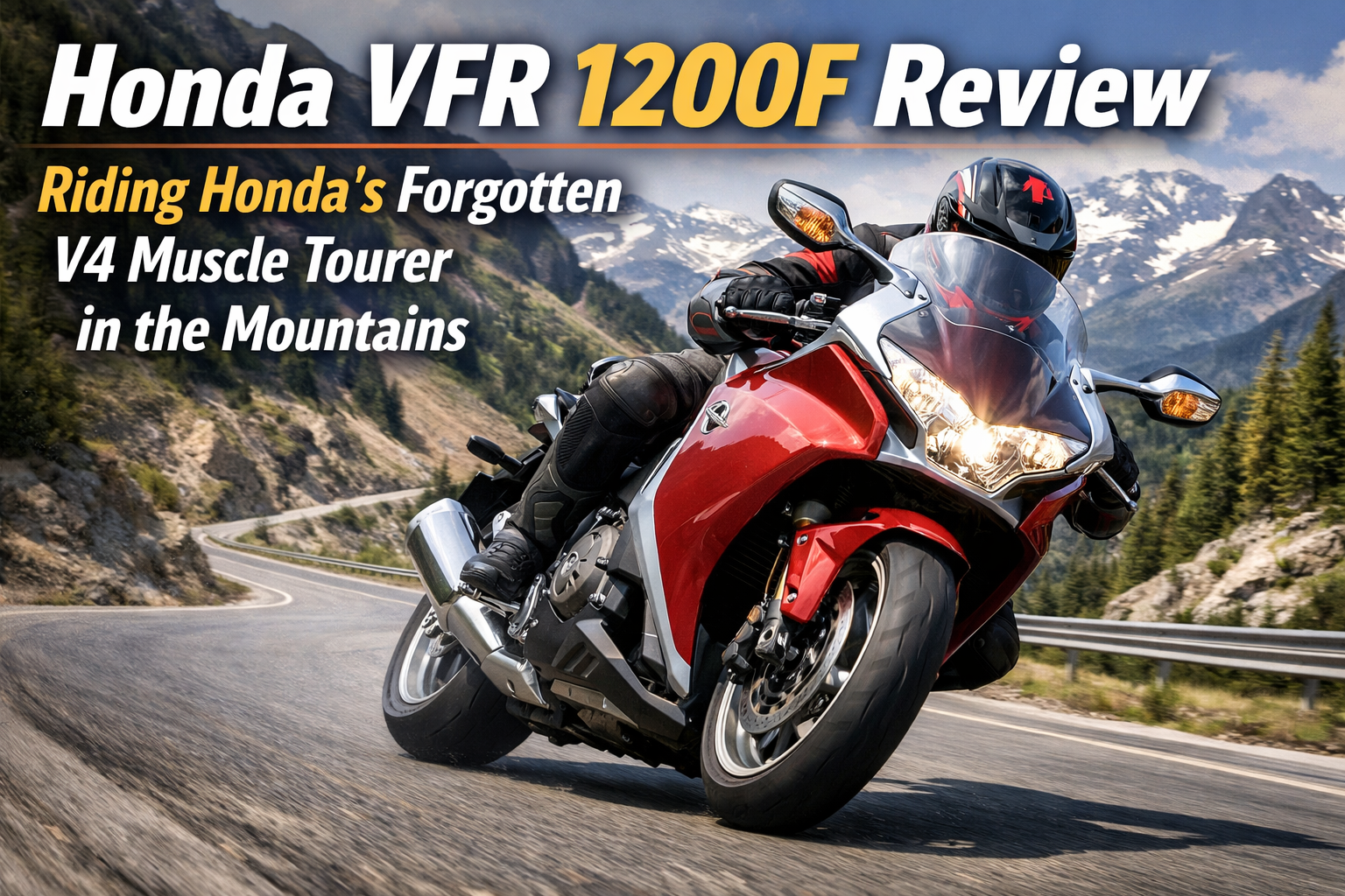 Honda VFR 1200F Review: Riding Honda’s Forgotten V4 Muscle Tourer in the Mountains