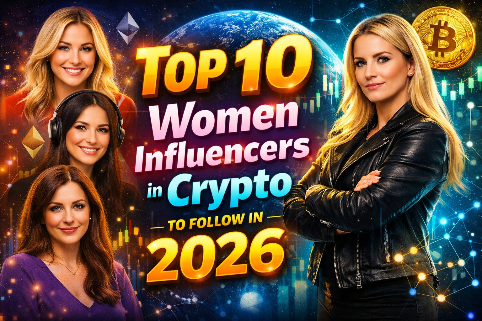 Top 10 Women Influencers in Crypto to Follow in 2026