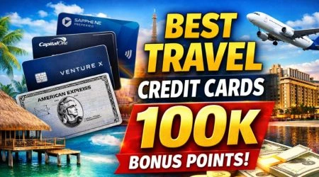 Best Travel Credit Cards with 100K Bonus Points