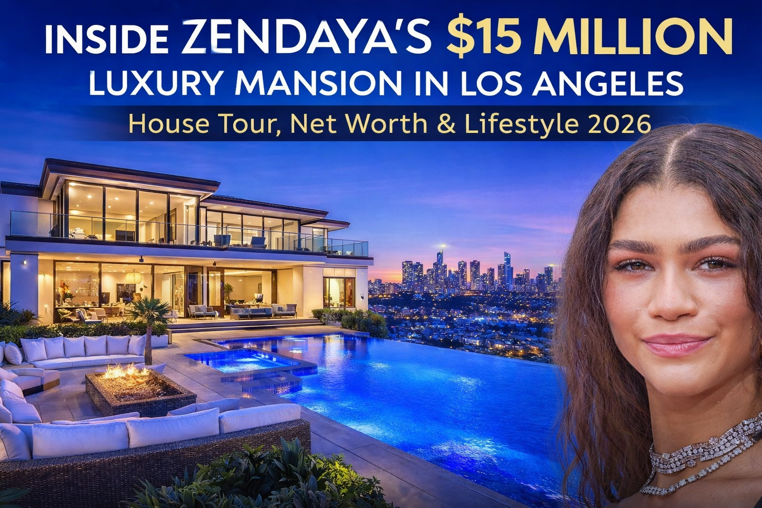 Inside Zendaya’s $15 Million Luxury Mansion in Los Angeles – House Tour, Net Worth & Lifestyle 2026